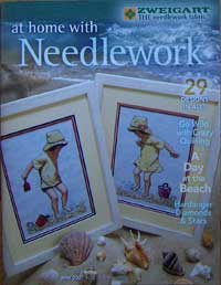 At Home with needlework Magazine cover