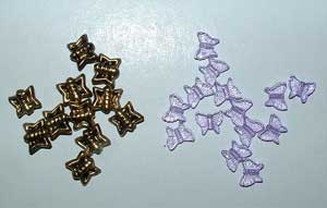 butterfly beads