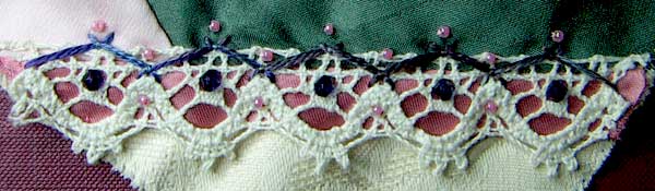 lace and beads