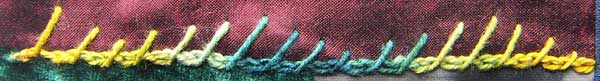barred chian stitch