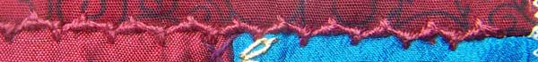 Flip Flopped Double knot Stitch