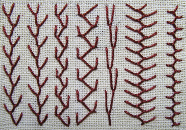 more feather stitch