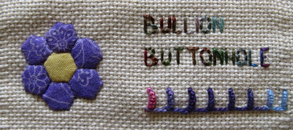Bullion Buttonhole