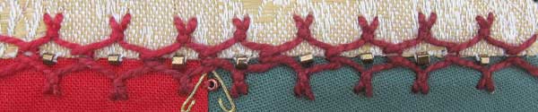 half herringbone, half up and down buttonhole stitch