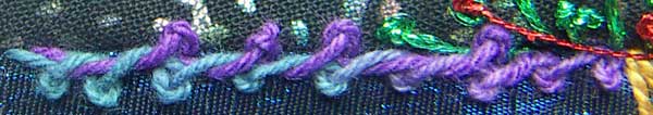 2 intertwined rows of Sroll Stitch